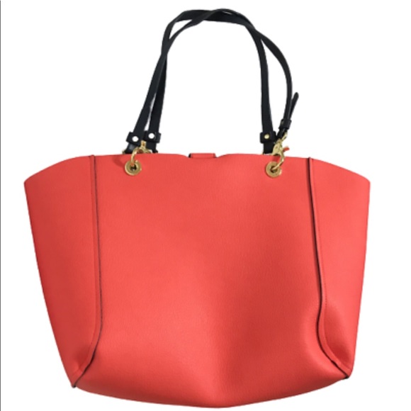 Laundry By Shelli Segal Bags Laundry By Shelli Segal Large Reversible Tote Bag Blue Coral